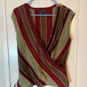Lauren Ralph Lauren Multicolor Striped Tank Top